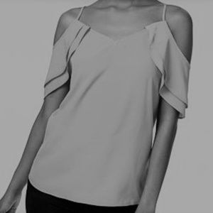 BarIII-Women-Could-Shoulder-Top-Black- Ruffles-S